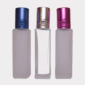 Squared Roll On Fragrance Glass Bottle